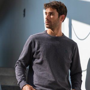 Mottled Grey Organic Cotton Sweatshirt